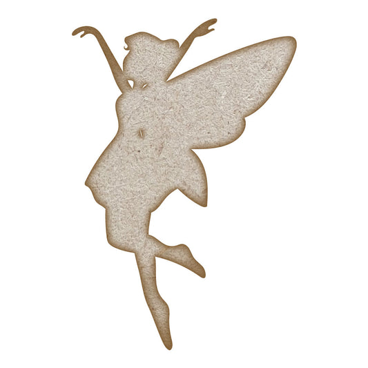 Fairy (Design 5) MDF Laser Cut Craft Blanks in Various Sizes 61mm x 90mm