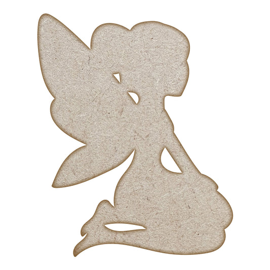 Fairy (Design 6) MDF Laser Cut Craft Blanks in Various Sizes 72mm x 90mm