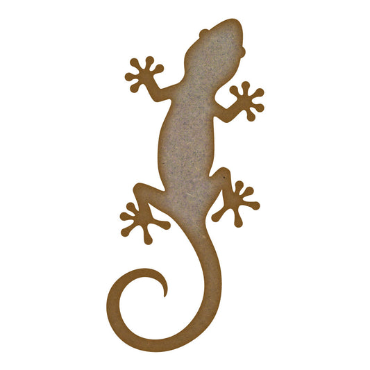 Gecko  MDF Laser Cut Craft Blanks in Various Sizes