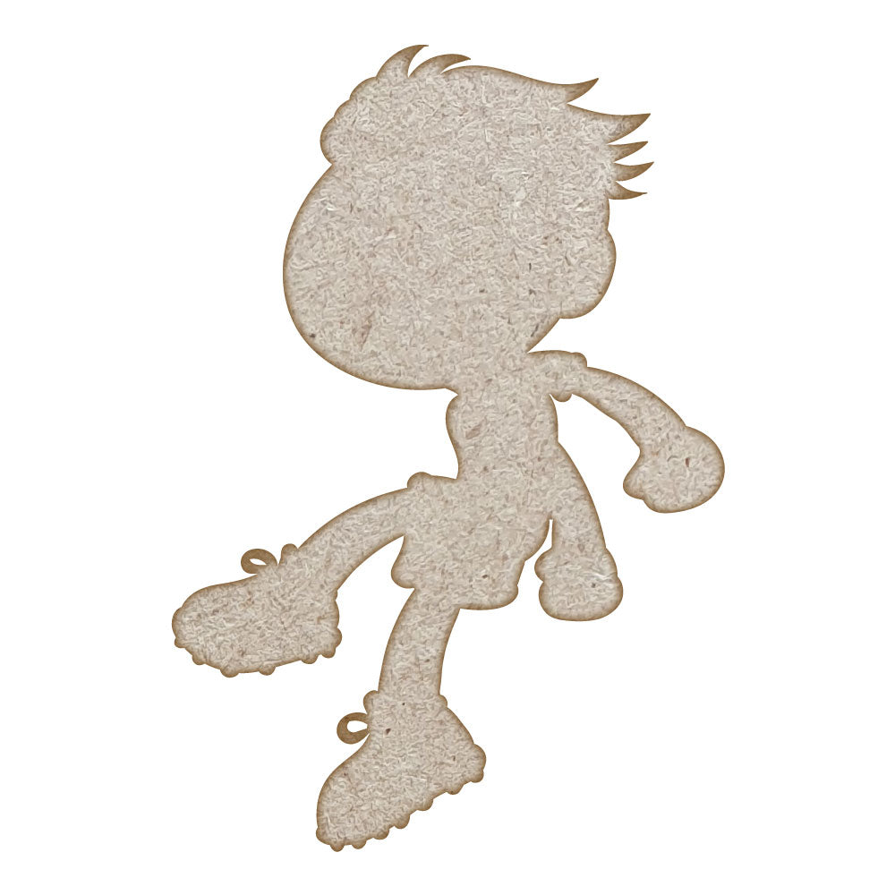 Kid Footballer (Design 4) MDF Laser Cut Craft Blanks in Various Sizes