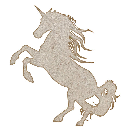 Unicorn (Design 4) MDF Laser Cut Craft Blanks in Various Sizes