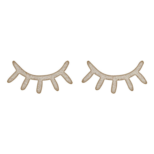 Unicorn Eyes (Pair) MDF Laser Cut Craft Blanks in Various Sizes