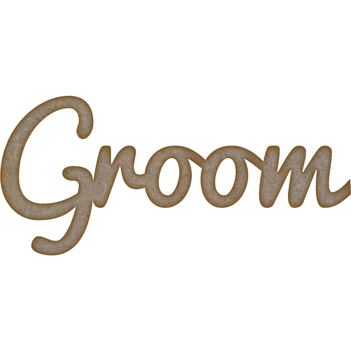 Words: Groom (290mm x 132mm)