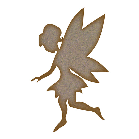 Fairy (Design 3) MDF Laser Cut Craft Blanks in Various Sizes 56mm x 90mm