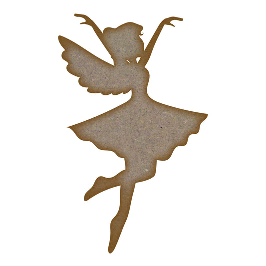 Fairy (Design 4) MDF Laser Cut Craft Blanks in Various Sizes 56mm x 90mm