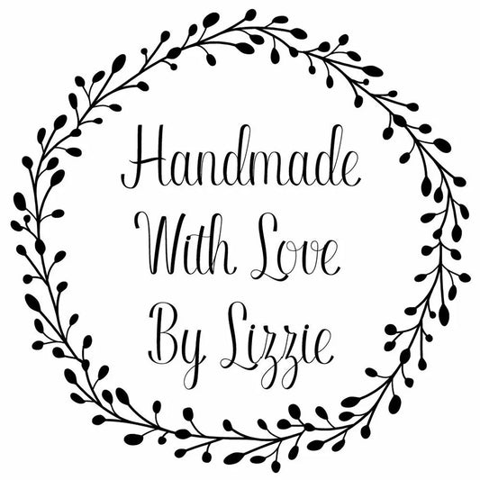 Personalised Laser Cut Rubber Stamp - Handmade By: Foliage