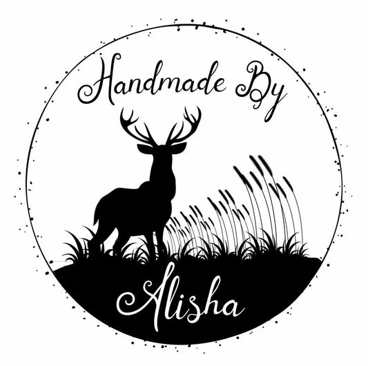 Personalised Laser Cut Rubber Stamp - Handmade By: Stag