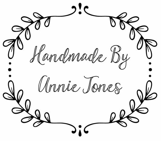 Personalised Laser Cut Rubber Stamp - Handmade By: Leaf Frame